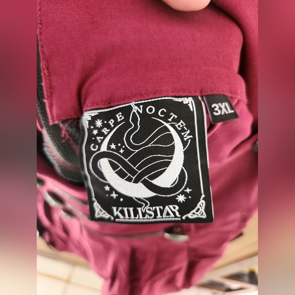 NWT, LTD Killstar Dark Academia Military Mini Skirt, 3XL - Picture 5 of 6